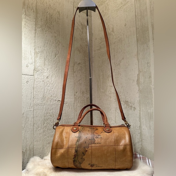 Alviero Martini Leather Travel Satchel - Picture 2 of 7